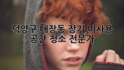 덕양구 대장동 장기 미사용 공간 청소 전문가
