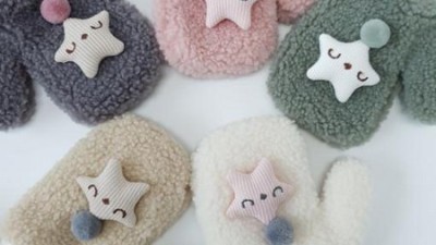 겨울철 필수템! 득템찬스 유아뽀글이장갑 후기